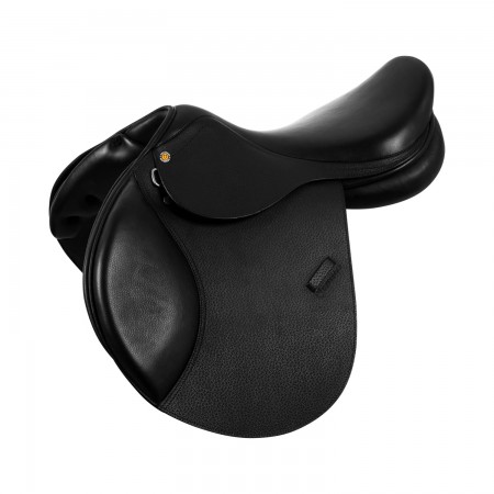 Silla de salto "CUERO MARTILLADO" de EQUESTRO