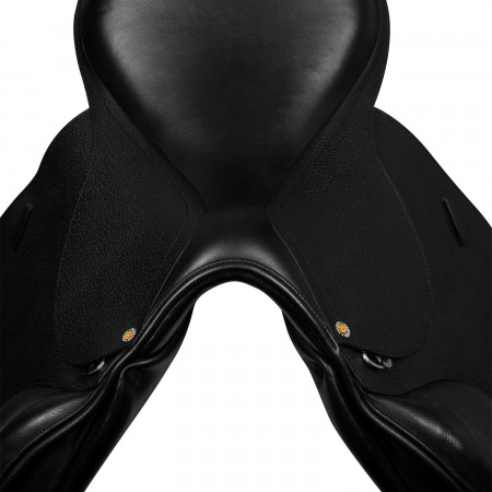 Silla de salto "CUERO MARTILLADO" de EQUESTRO