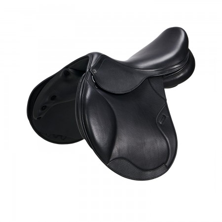 Silla de salto "DOBLE DE CUERO" de EQUESTRO