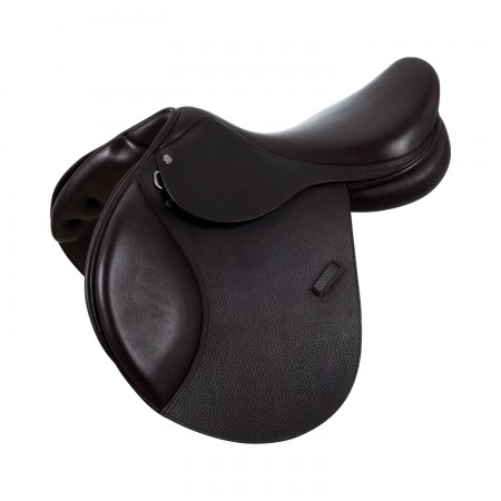 Silla de salto "CUERO FRANCÉS MARTILLADO" de EQUESTRO