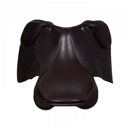 Silla de salto "CUERO FRANCÉS MARTILLADO" de EQUESTRO
