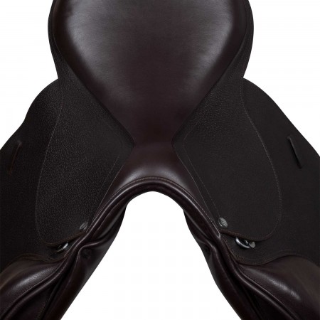 Silla de salto "CUERO FRANCÉS MARTILLADO" de EQUESTRO