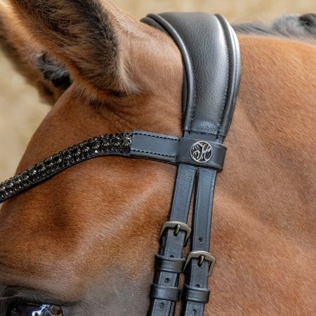 Cabezada de montar "ANATOMIC BLACK CRYSTAL" de HARRY'S HORSE