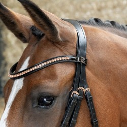 Cabezada de Doble Rienda "S&T SOFT ROSEGOLD" de HARRY'S HORSE 2