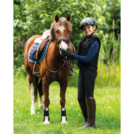 Oferta de Chaleco Protector "BODY PROTECTOR" Junior de QHP Negro Talla L