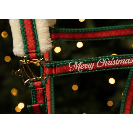 Pack de Cabezada de cuadra + Ramal + Orejeras "CHRISTMAS" de HARRY'S HORSE