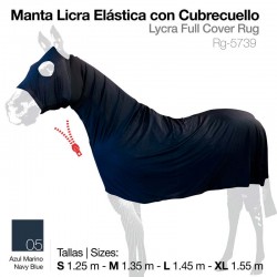 Manta de licra elástica con cubrecuello de ZALDI