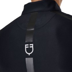 OT Polo de entrenamiento de manga larga para Hombre de EQUESTRO Negro Talla M 2
