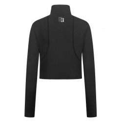 Oferta de Camiseta Técnica Crop "ALINA" Teen de ELT Negro Talla 11/12 años 2