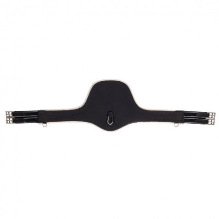 OT Cincha barriguera con borreguito desmontable de QHP Negro Talla 125