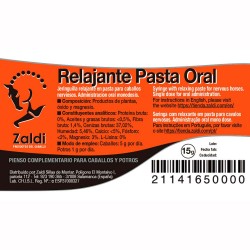Pasta oral relajante para caballos Zaldi (Jeringa) 2