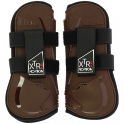 OT Protectores de tendón "XTR FLEX VELCRO" de NORTON Marrón Talla Poni