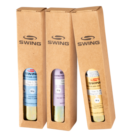 Cartucho de recambio CO2 para chaleco airbag "P25 AIR" de SWING