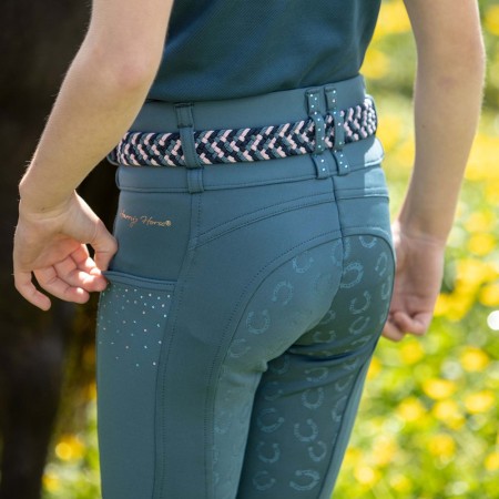 Leggins de equitación "LOULOU" Junior Full Grip de HARRY'S HORSE