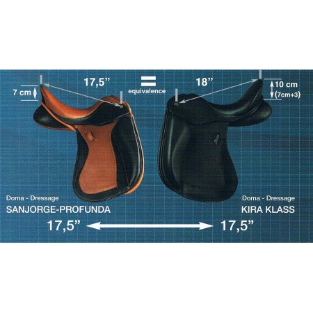 Silla de montar Zaldi doma Kira Klass 