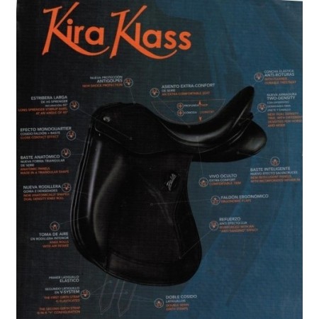 Silla de montar Zaldi doma Kira Klass 