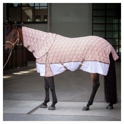 Manta de rejilla anti moscas para pony y caballo 2