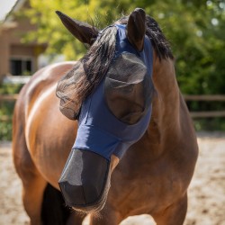 Máscara antimoscas con protección nasal "SUPER BUG" de QHP