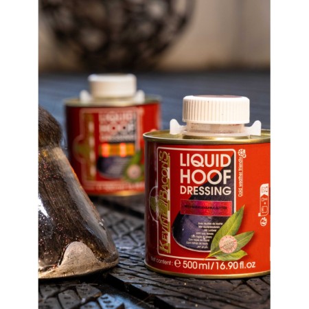 Aceite para Cascos "Hoof Dressing líquido purpurina rosa" de KEVIN BACON'S