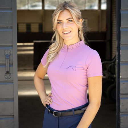 Polo deportivo "DENICI CAVALLI Purple Passion" Crystal de HARRY'S HORSE