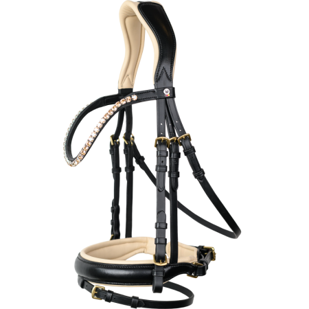 Cabezada de montar "X-LINE IVORY" de WALDHAUSEN