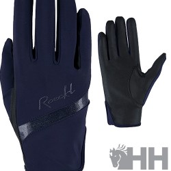 OT Guantes "LORRAINE" de ROECKL Azul Marino Talla 6,5