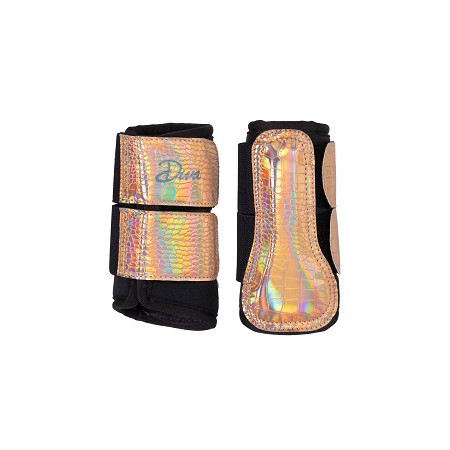 Protectores de tendón "DIVA Mauvewood" para Poni de HARRY'S HORSE