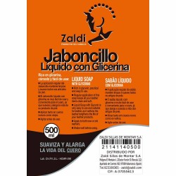 Jaboncillo líquido para cuero Zaldi 2
