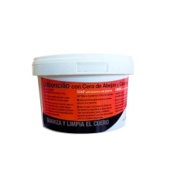 Jaboncillo para cuero con cera de abejas y glicerina Zaldi