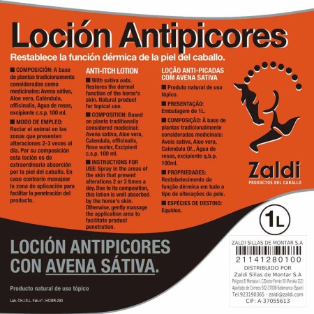 Loción antipicores caballo Zaldi