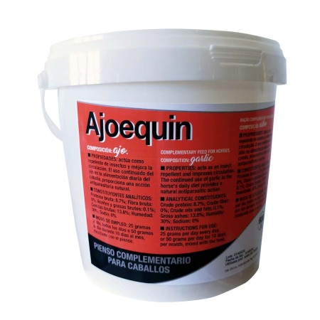 PIENSO COMPLEMENTARIO "AJOEQUIN" DE ZALDI (600g)
