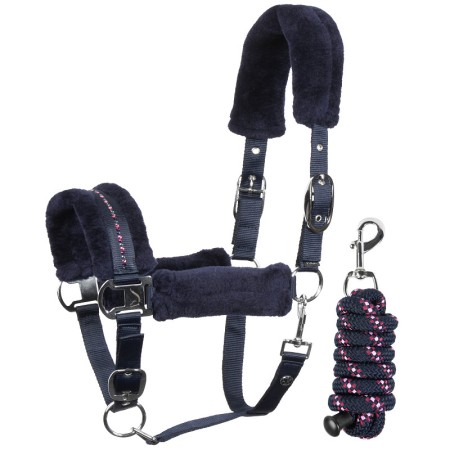 Cabezada de cuadra "DENICI CAVALLI Purple Passion Crystal" de HARRY'S HORSE