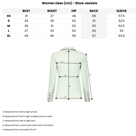 Chaqueta de concurso "BLUSH NOIR" de MRS ROS