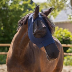 OT Máscara antimoscas con protección nasal "SUPER BUG" de QHP Talla Cob 2