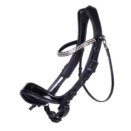 Brida de Doble Rienda de Charol "FAYPERFORM" de PRESTEQ