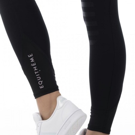 OT Pantalón "SAFIR" con Rodillera de Silicona de EQUITHÈM Negro Talla 12 años