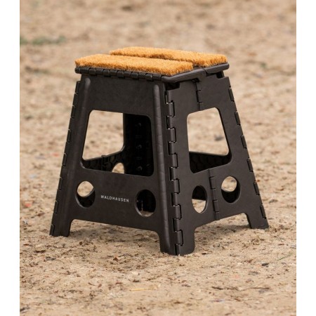 Taburete Plegable con Esterilla de Coco de WALDHAUSEN