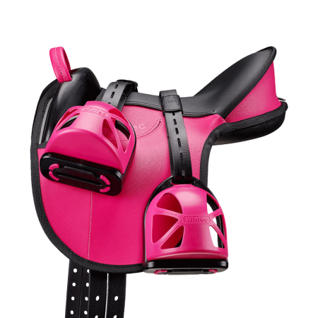 Silla de Montar Rosa para Poni de WINTEC