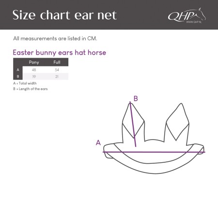 Orejeras de conejito de Pascua para caballo