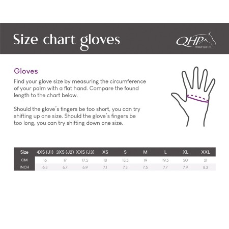 Guantes de Equitación Junior "LUCKY START" de QHP