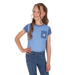 Camiseta de Equitación Junior "ROSALYNN" de QHP