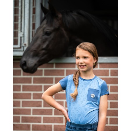 Camiseta de Equitación Junior "ROSALYNN" de QHP