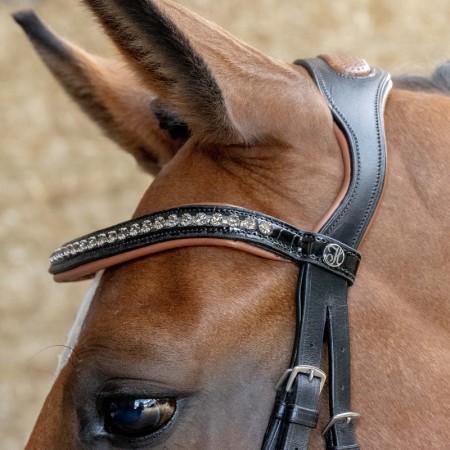 Cabezada Harry’s Horse Black Cognac de Cuero