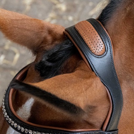 Cabezada Harry’s Horse Black Cognac de Cuero