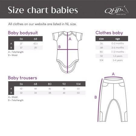 Pantalón de equitación para bebé de QHP
