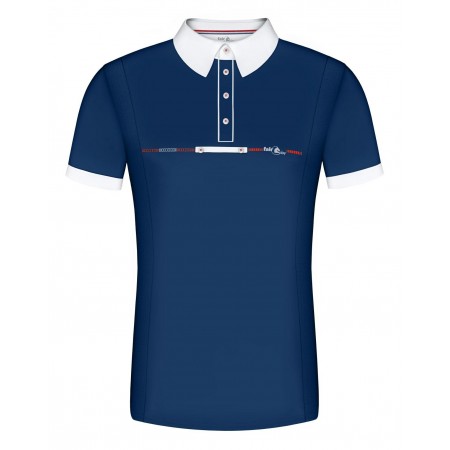 OT Camiseta de Competición para Hombre "DAVID" de FairPlay Azul Marino Talla 48 (M)