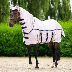 OT Manta anti-moscas con Cuello y cubre-orejas "MESH PRO SUPERIOR" de HARRY'S HORSE Talla 165 cm