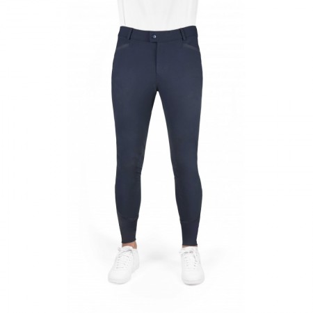 OT Breeches con Grip "EK-SAMUEL" para Hombre de EQUITHÈME Azul Marino Talla 42