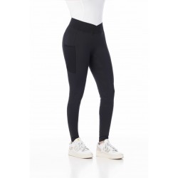 Legging de Equitación Mujer "JE T'AIME EK-FLORA" Full Grip de EQUITHÈME