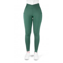 Legging de Equitación Mujer "JE T'AIME EK-FLORA" Full Grip de EQUITHÈME 2